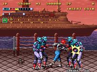 une photo d'Ã©cran de Mutation Nation sur SNK Neo Geo